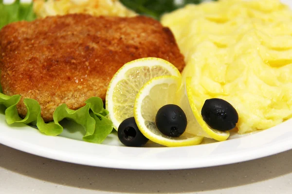 stock image Breaded pork chop