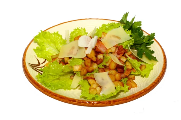 サラダ豚肉とチーズ - 日本料理 — ストック写真