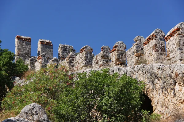 Alanya παραπέτασμα τοίχο — Φωτογραφία Αρχείου