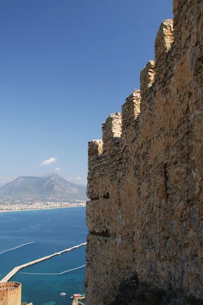 Dinding tirai Alanya — Stok Foto