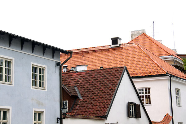 Old houses in Tallinn, Estonia EU