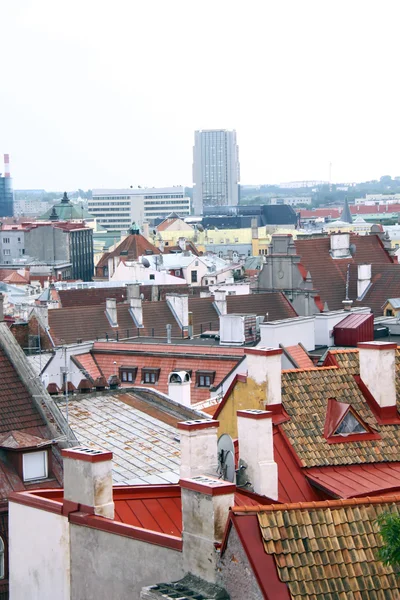 Vista del casco antiguo de Tallin, Estonia —  Fotos de Stock