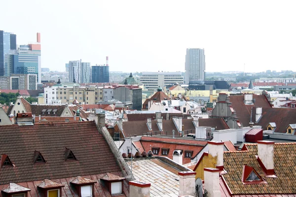 Вид на старый город Таллинн, Эстония — стоковое фото