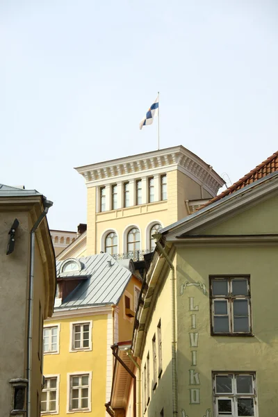 Παλιά σπίτια στο Ταλίν, Εσθονία — Φωτογραφία Αρχείου