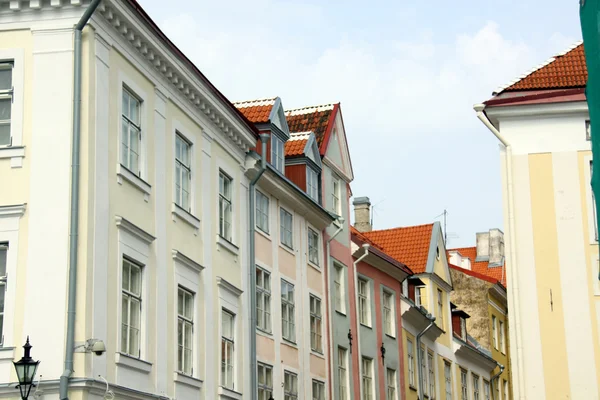 Oude huizen in Tallinn, Estland — Stockfoto