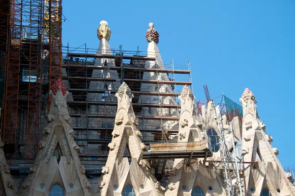 BARCELONA, SPAIN - 23 Mei: La Sagrada Familia - c yang mengesankan — Stok Foto