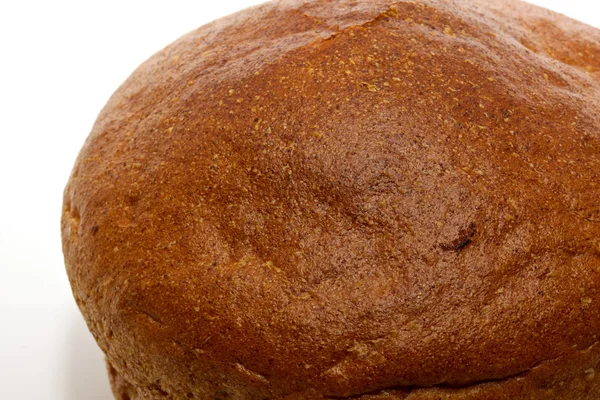 Elszigetelt kenyér, fehér háttér — Stock Fotó