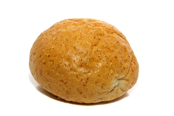 Brood van brood en broodjes geïsoleerd op wit — Stockfoto
