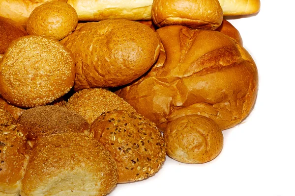 Sortiment an gebackenem Brot — Stockfoto