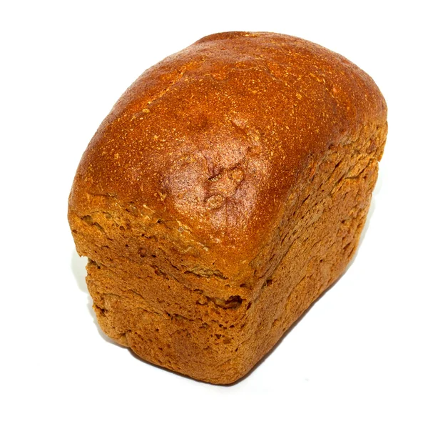 Celý žitného chlebu, samostatný — Stock fotografie
