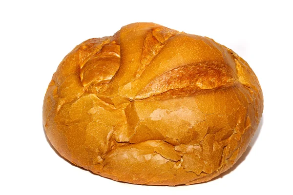 Geïsoleerde brood op witte achtergrond — Stockfoto