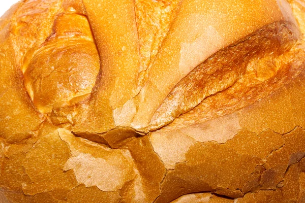 Beyaz zemin üzerinde izole ekmek — Stok fotoğraf