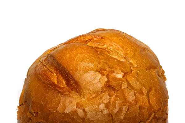 Beyaz zemin üzerinde izole ekmek — Stok fotoğraf