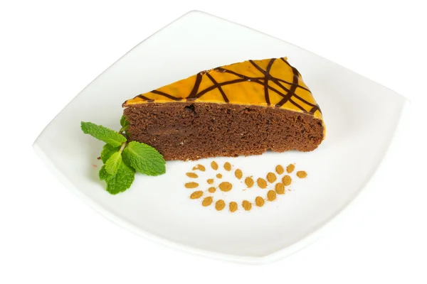 stock image Chocolate cheese cake