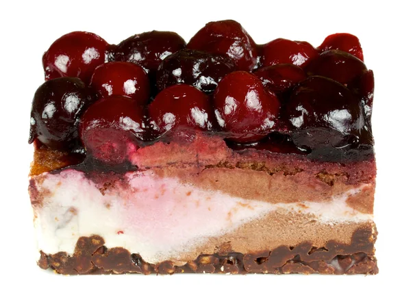 stock image Chocolate Cake with cherry