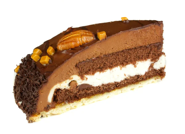 블랙 초콜릿 케이크 트 러 플 — 스톡 사진