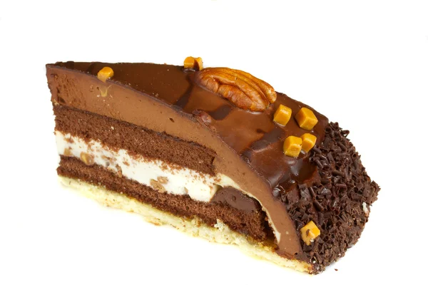 Kuchentrüffel mit schwarzer Schokolade — Stockfoto