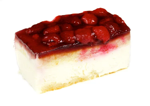 Cheesecake with raspberry — Stock Photo, Image