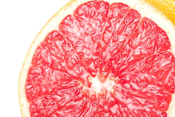 Mogen apelsin grapefrukt isolerade — Stockfoto