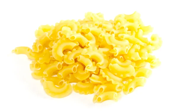 Pasta italiana seca sobre fondo blanco —  Fotos de Stock