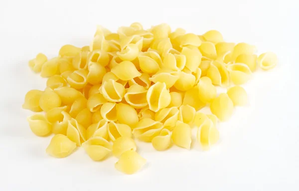 stock image Dried italian pasta on white background