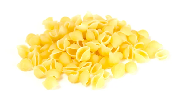 stock image Dried italian pasta on white background