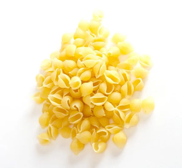 stock image Dried italian pasta on white background