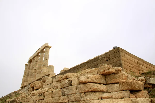 Der tempel des poseidon in sounion griechenland — Stockfoto