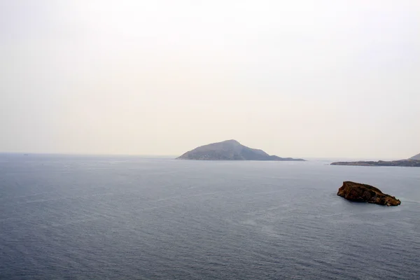 Красивое греческое море — стоковое фото