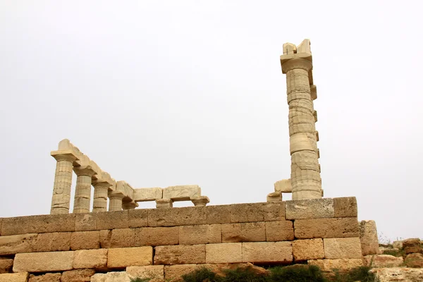 Świątynia Posejdona w Soúnion, Grecja — Zdjęcie stockowe