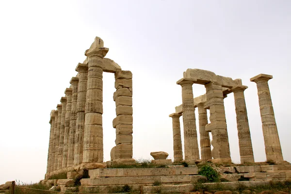 Храм Посейдона в Sounion Греції — стокове фото