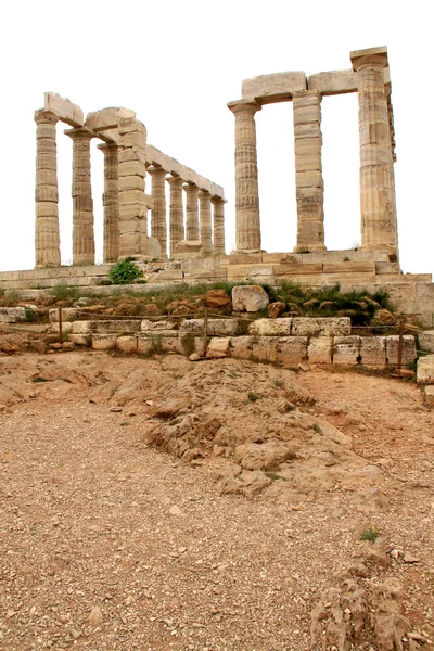 Templul lui Poseidon din Sounion Grecia — Fotografie, imagine de stoc