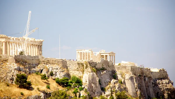 Het parthenon in Athene akropolis, Griekenland — Stockfoto