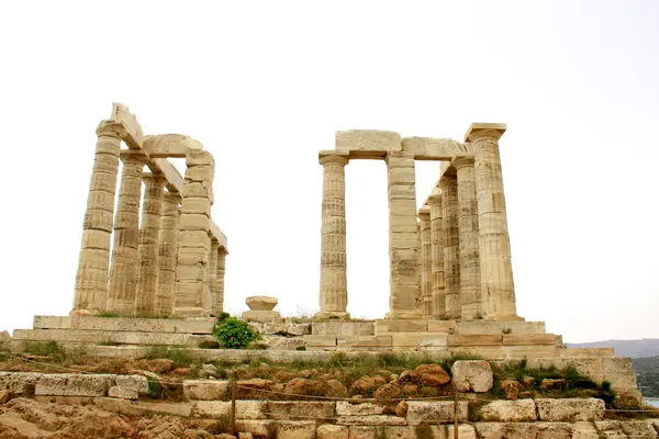 Poseidon Tapınağı, Atina, Yunanistan yakınındaki cape sounion — Stok fotoğraf