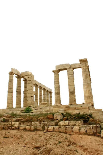 Templo de Poseidon em Cape Sounion perto de Atenas, Grécia — Fotografia de Stock