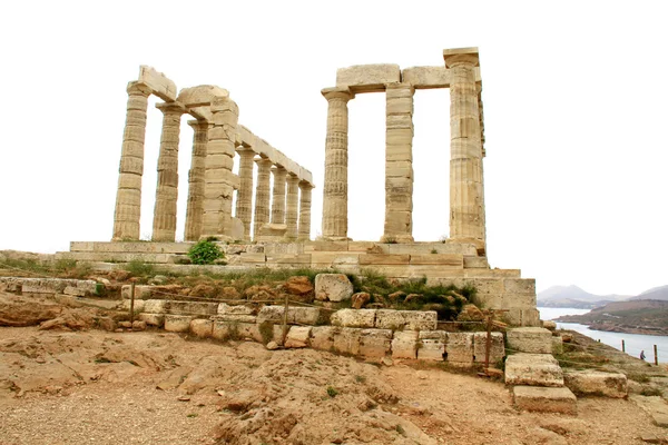 Poszeidón a cape sounion közelében athens, Görögország — Stock Fotó