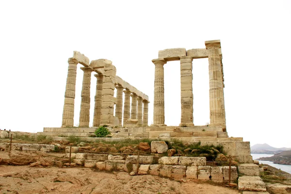 Templul lui Poseidon din Capul Sounion, lângă Atena, Grecia — Fotografie, imagine de stoc