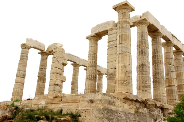 Tempel van poseidon bij Kaap sounion in de buurt van Athene, Griekenland — Stockfoto