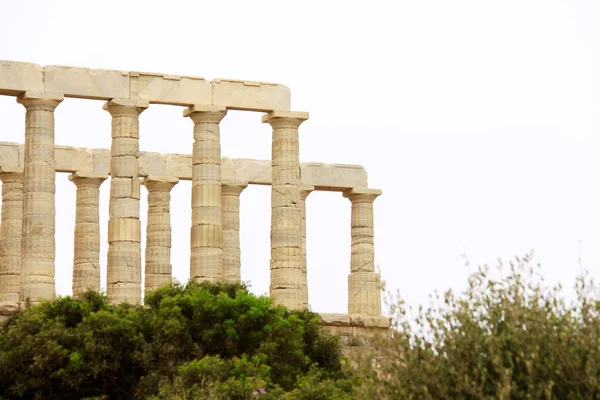 Temple de Poséidon au Cap Sounion près d'Athènes, Grèce — Photo