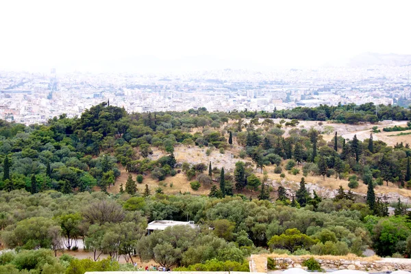 Widok na Ateny — Zdjęcie stockowe