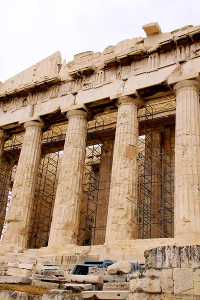 The Parthenon, in Athens Akropolis, Greece — Stock Photo, Image