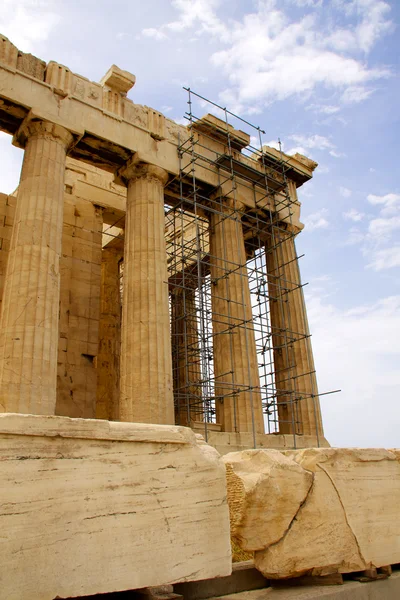 El Partenón, en Atenas Akropolis, Grecia — Foto de Stock