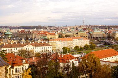 eski Prag şehir manzaralı