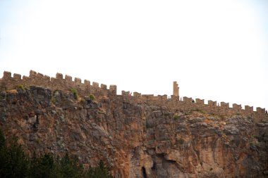 lindos Yunanistan'daki Acropolis