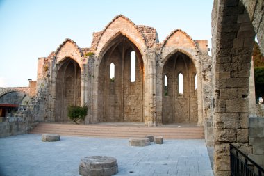 Yunanistan 'ın Ortaçağ kenti Rodos