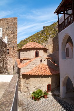 Rodos, Yunanistan, geleneksel Yunan Ortodoks çelenk