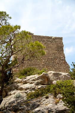 antik kalıntılar rhodes island, Yunanistan