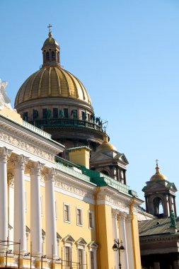 Saint-petersburg, Rusya Federasyonu. st.isaac's Katedrali'nin kubbesi