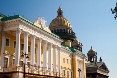 Saint-petersburg, Rusya Federasyonu. st.isaac's Katedrali'nin kubbesi