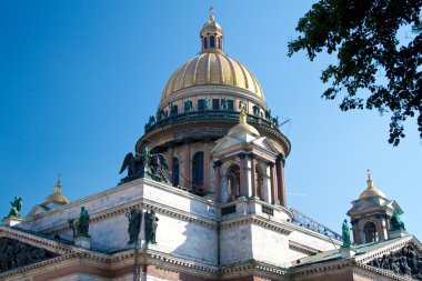 Saint-Petersburg, Russia. Cupola of St.Isaac's Cathedral clipart